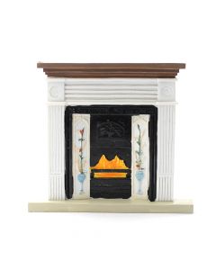 E2844 - White Victorian Fireplace