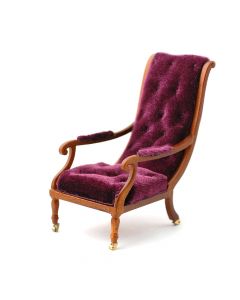 E2886 - William IV Library Chair (W)