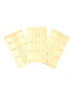 E3017 - Tudor-Style Wood Panels, 3 pcs