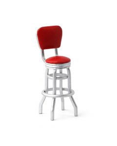 E3962 - Red Bar/Diner Chair