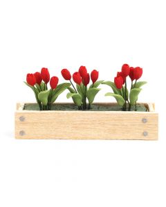 E4269 - Window Box Red Tulips