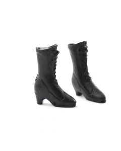 E4518 - Black Victorian-style Boots (PR)