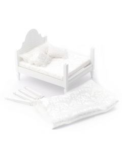 E5104 - White Four-poster Double Bed