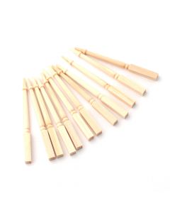 E5320 - Square-based Spindles, 12 pieces