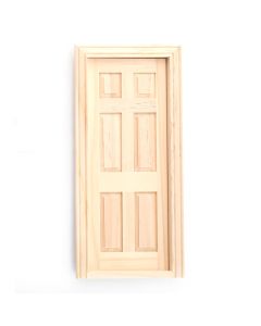 HW6007 - 1:12 Scale 6-Panel Interior Door