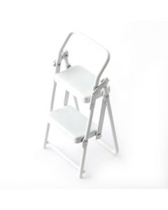 T5271 - 1:12 Scale White Ladder Stool