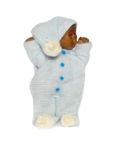 A3598BL - Baby Boy in Blue Outfit