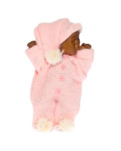 A3598PK - Baby Girl in Pink Outfit