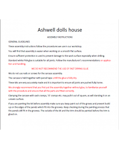 DOWNLOAD - Instructions for Ashwell House (BM011)