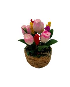 B0540 - Tulips In Basket