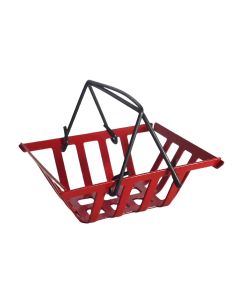 B0681 - Large Red Shopping Basket 