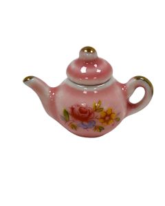 B5189 - Pink Floral Teapot