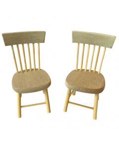 BA028 - Pair of Barewood Chairs