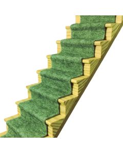 CASHG05 - Mossy Green Heathered Stair Carpet 