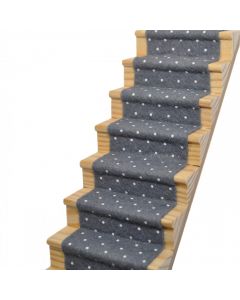 CASS73SPOT - Slate Grey Spotted Stair Carpet