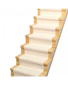 CASXN01 - Natural Light Cream Soft Cream Stair Carpet