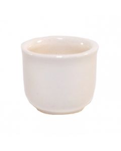 CP027W - Small White Flower Pot