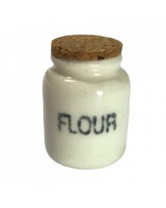 CP063 - White Flour Storage Jar