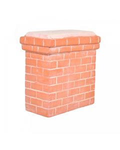 CP303 Clay Chimney Stack - flat double