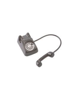 D1949 - 1:12 Scale Black Telephone 1960s