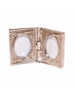 D2415 - Silver Double Photo Frame