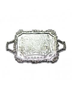 D2459 - Ornate Silver Tray