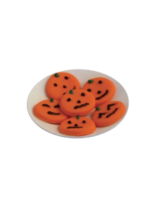 Halloween Cookies On Plate (D2556)