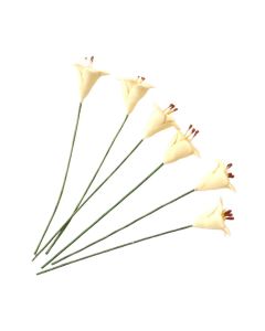 D3320 Single Yellow Lilies- pack of 6