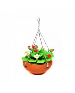 D3356 Hanging Basket with Strawberry Plants