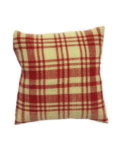 D3794 - Tartan red cushion