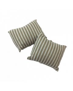 D4191A - Beige and White Striped Cushion (pk2)