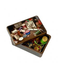 D4238 - Sewing Tin with Contents