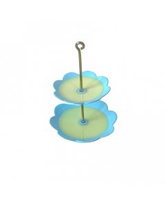 D4281 - Yellow and Blue Cake Stand