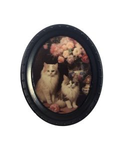 Framed Cats Picture (D4339)