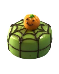D5113 - Green Halloween Cake with Pumpkin