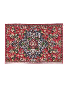 Red Turkish Carpet, 5 x 7cm (D697F)