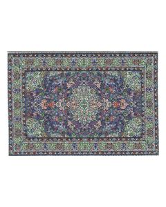 Blue Turkish Carpet, 10 x 14cm (D698B)