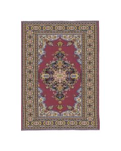 Red Turkish Carpet, 15 x 23cm (D699B)