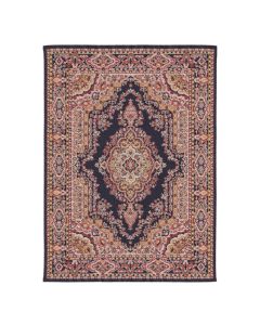 Navy Turkish Carpet, 15 x 23cm (D699E)