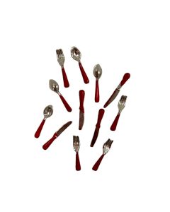 DC0301R - Red Cutlery 
