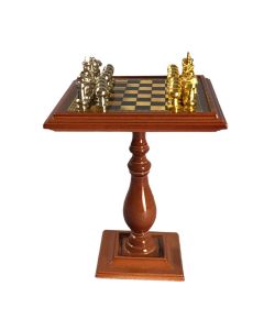 DF055 - Walnut Chess Table and Chess Set