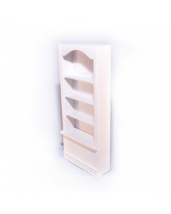 DF133WH - 1:12 Scale Small Shop Shelves White