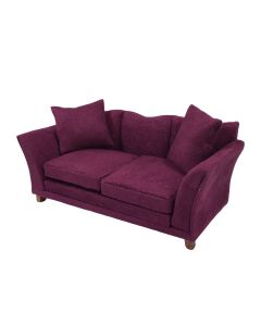 DF459 - Plum Velvet Sofa 