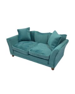 DF460 - Turquoise Velvet Sofa