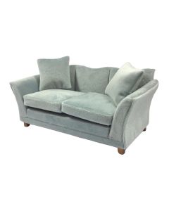 DF462 - Light Grey Velvet Sofa 