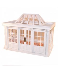 DH530 Deluxe White Conservatory with Roof Lantern