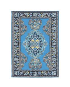 Light Blue Turkish Rug, 31cm x 20cm (DIY317D)