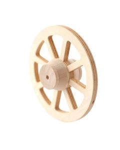 DIY642 Wooden Wagon Wheel 77mm