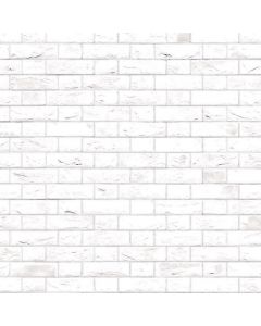 DIY796A - Embossed White Bricks