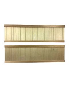 Bare Wood Wainscoting Panel 2pcs (DIY864)